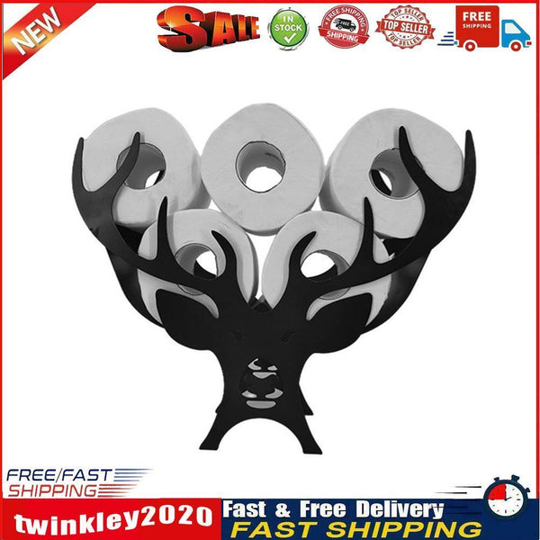 Animal Shape Toilet Paper Rack Free Standing Tissue Roll Paper Holder (D) Newly