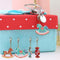 4pcs DIY Full Drill Special Shaped Diamond Painting Horse Candy Keychains Newly