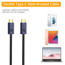 USB2.0 PD3.1 Type-C Male Charging Cable 10Gbps for Mobile Phone/Laptop/Tablet