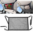 Car Ceiling Storage Net Pocket Grab Handle Zipper Sundries Organizer Bag Newly