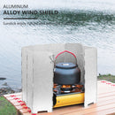 Foldable Stove Windshield Portable Camping Stove Outdoor Gas Cooker Windbreak