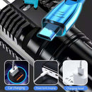 Portable COB Flashlight Hand Torch for Outdoor Household Camping Hiking Fis