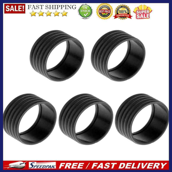5pcs Tennis Racket Handle Ring Reusable Badminton Racquet Grip Band Overgri