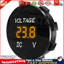 D3 Car Motorcycle DC 12-24V Digital Panel Voltmeter Voltage Meter (Orange) Newly