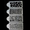 4 Pcs Cake Stencils Cake Decorating Stencils Mold Plastic Spray Templates P3U7
