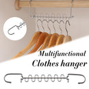 Space Saver Organizer Closet Clothes Trousers Scarf Magic Hanger Metal Holder