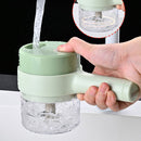 Wireless Vegetable Chopper Food Processor 2 in 1 Electric Vegetable Cutter Set