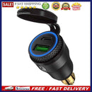 Hella Plug to Quick Charge 3.0 + PD Motorcycle USB Charger Adapter w/ LED Light