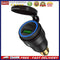 Hella Plug to Quick Charge 3.0 + PD Motorcycle USB Charger Adapter w/ LED Light