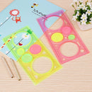 Art Students Drafting Stencil Spiral Tool Stationery Spirograph Ruler Geometric
