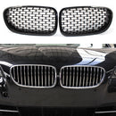 1 Pair Car Front Bumper Grille Auto Car Front Bumper Outer Grille Accessories