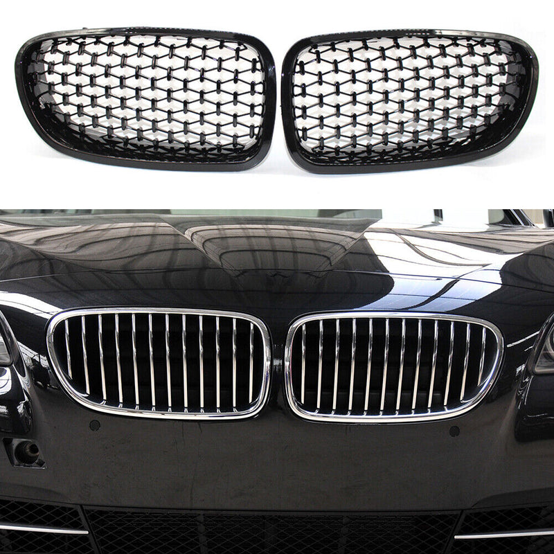 1 Pair Car Front Bumper Grille Auto Car Front Bumper Outer Grille Accessories
