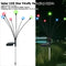Solar Powered LED Lights kit Landscape Garden Firefly Swaying Light Law!