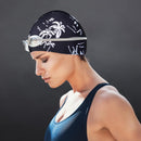 Swimming Caps Women Men Waterproof Ear Hair Protection Swim Hat (Green)