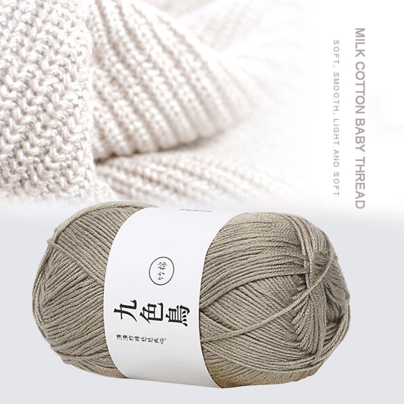 1 Roll Six Strands Tencel Bamboo Cotton Rope Knitting Crochet Knitwear Twine