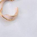 Fashion Alloy Spiral Stud Earrings Hanging Drop Earrings Female Jewelry