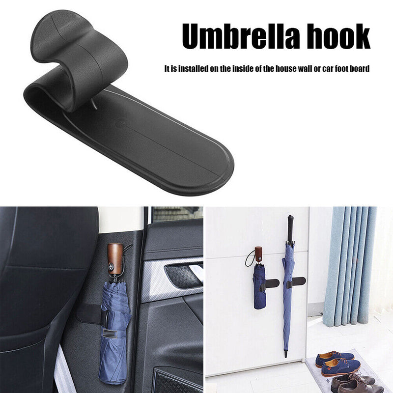 Adhesive Car Umbrella Holder Hanger Wall Umbrella Hook Car Indoor Accessories