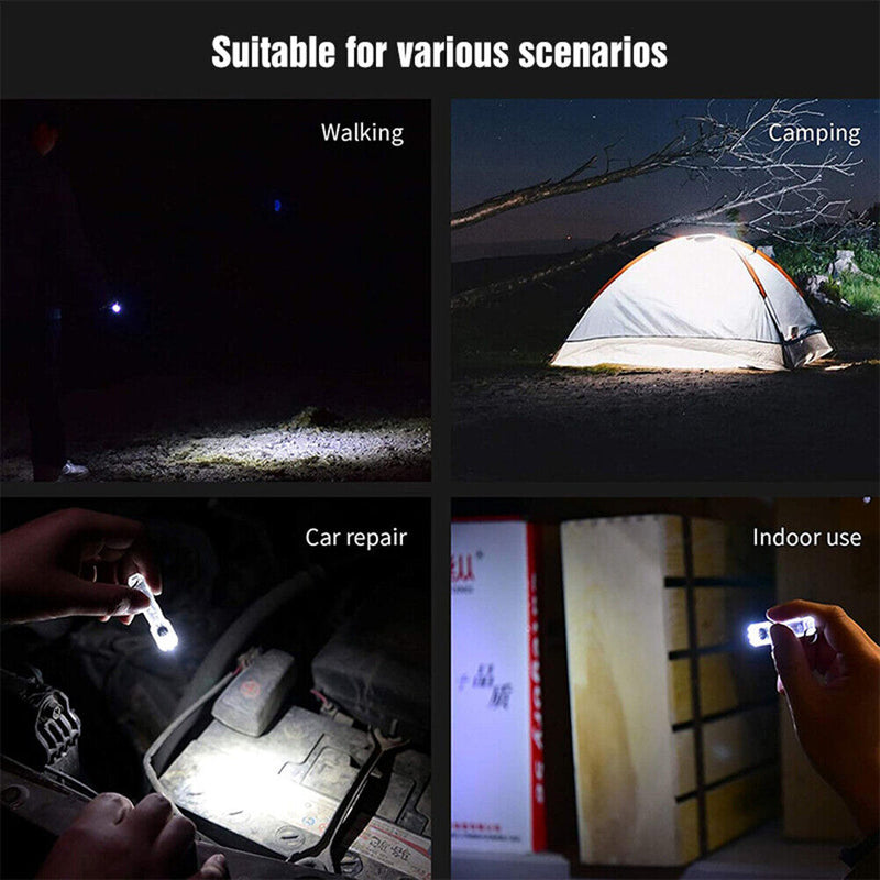 Ultralight Small LED Flashlight IP65 Waterproof Portable Light for Emergenc