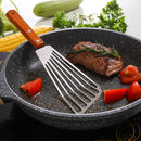 Stainless Steel Frying Slice Turners Shovel Leaking Spatula Kitchen Utensil