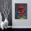 5D DIY Special Shaped Diamond Painting Color Mushroom Cross Stitch Mosaic