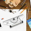 Plastic Measuring Rolling Ruler Drawing Roller Ruler Parallel Ruler HOT US E5D2