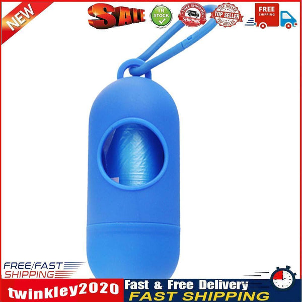 Practical Pet Dog Poop Bag Capsule Type Waste Garbage Holder Dispenser (B) Newly