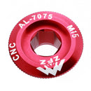M15 MTB Bike Cranks Screw Aluminum Crankset Cover Crank Bolt Caps (Red S) Newly