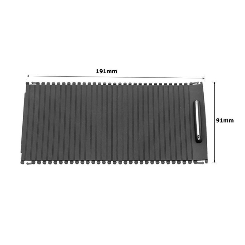 Hermosapoty roller blind, center console cover sliding A20468047089051 black,