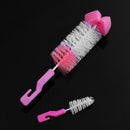 Home Head Spout Cup 360-degree Clean Sponge Bottle Brush Rotating Baby Nipple