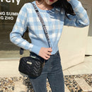 Fashion Women Shoulder Crossbody Bag Leather Casual Small Handbag (Black)