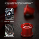 MOTSUV 5x MTB Bicycle Chainring Bolts Disc Chainwheel Screws (Red 6.4mm) Newly