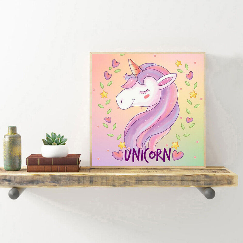 5D DIY Diamond Painting Full Drill Cartoon Horse Embroidery Cross Stitch
