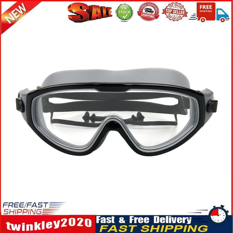 Children Goggles Waterproof Anti-fog Swimming Snorkeling Glasses (Black) Newly