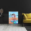 5D DIY Diamond Painting Full Round Drill Beach Vacation Wall Decor Rhinestone