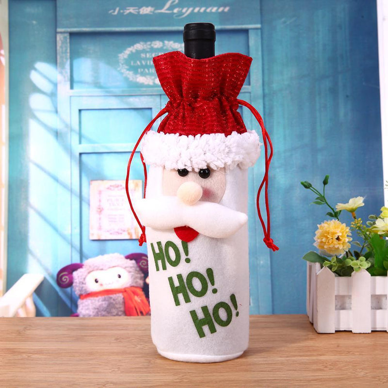 Wine Bottle Cover Bags Home Decoration Party Christmas Decor(Santa Claus) Newly