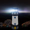 Lighthouse Solar LED Light Garden Yard Smart Sensor Rotating Lamp (Black)