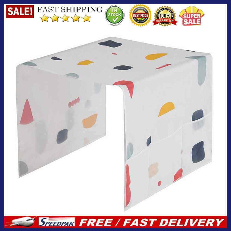 Waterproof Dust Proof Refrigerator Cover with 6 Pockets Storage Bag Holder