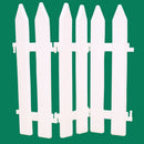 Home Garden Guardrail White PVC Decorative Barrier Christmas Tree Fence