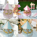 Romantic Carousel Candy Box Wedding Birthday Party Guest Gift Decor (Blue)