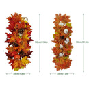 2 pc Artificial Maple Leaf Garlands Autumn Hanging Thanksgiving Christmas Z2H5