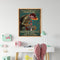 Retro Female Knight Poster Oil Paint By Numbers Kit DIY Acrylic Painting