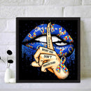 5D DIY Diamond Painting Kits Mute Gesture Full Round Drill Wall Decor Art Crafts