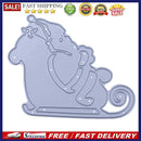 Santa Claus Horse DIY Metal Stencil Scrapbook Embroidery Craft Cutting Die-