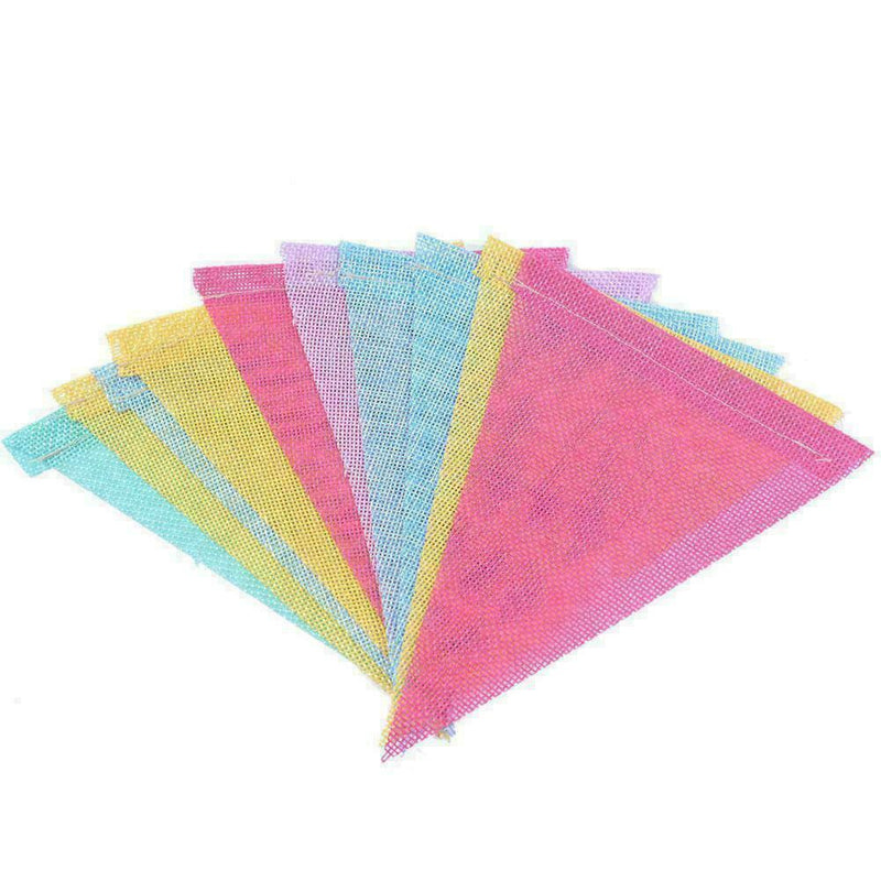 12x Flags Colorful Reusable Bunting Wedding Birthday 2021 HOT Party Outdoor N5S2