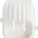 Cactus Wall Mounted Toothbrush Holder Bathroom Toothpaste Organizer (White)