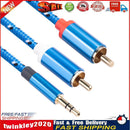 RCA Cable HiFi 3.5mm to 2RCA Audio Cord for Amplifiers Home Theater (1.8m) Newly