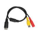YouN M12 4-Pin Aviation Head Male to RCA DC Female CCTV Camera AV Adapter Cable