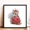 5D DIY Part Special Shaped Drill Diamond Painting Cat Art Decor (YX287) Newly