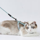 Adjustable Cats Leash Walking Chest Strap Pet Traction Rope (Green S)