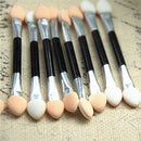 12 x Double Ended Eye Shadow Sponge Applicators Make Up Brush-S hot.